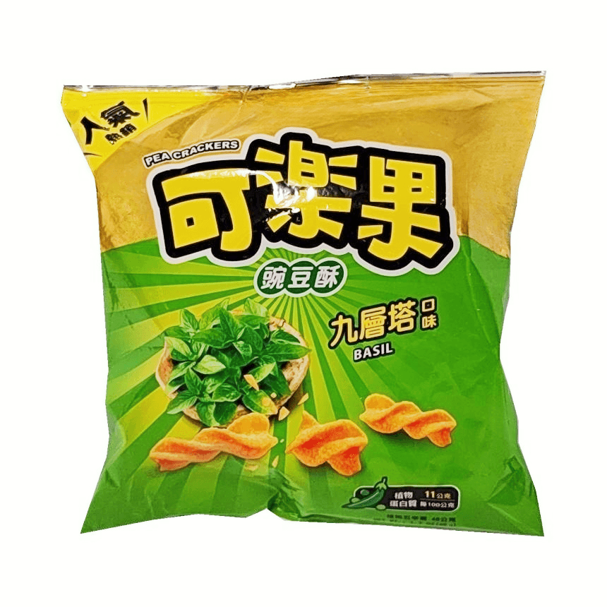 豌豆酥九层塔口味 48g 可乐果 台湾