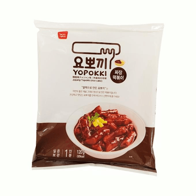 韩国网路人气推荐 - 年糕袋装 炸酱风味 120g Yopokki 韩国