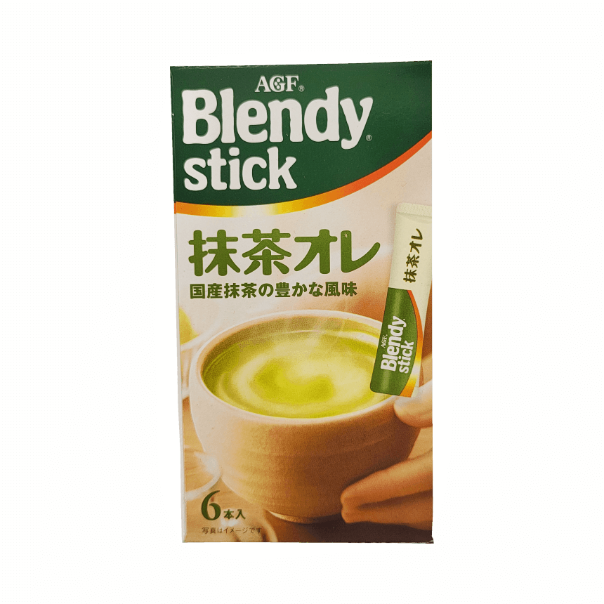 Instant Milk Tea Matcha Flavor Blendy Stick (6pcs) 60g AGF Japan