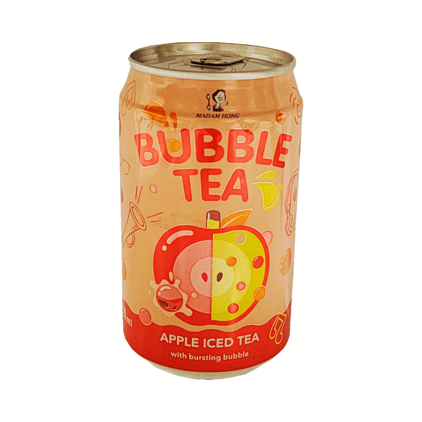 Drink Bubble Ice Tea Apple Flavour 320ml Madam Hong Taiwan