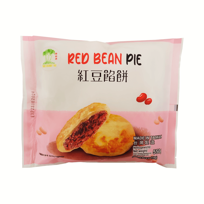 Red Bean Pie 550g (5pcs) Mantor Taiwan