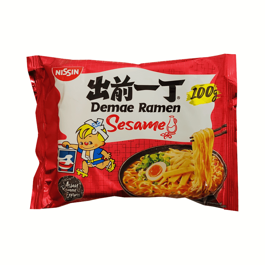 Snabbnudlar Sesamoljasmak 100g Nissin Japan