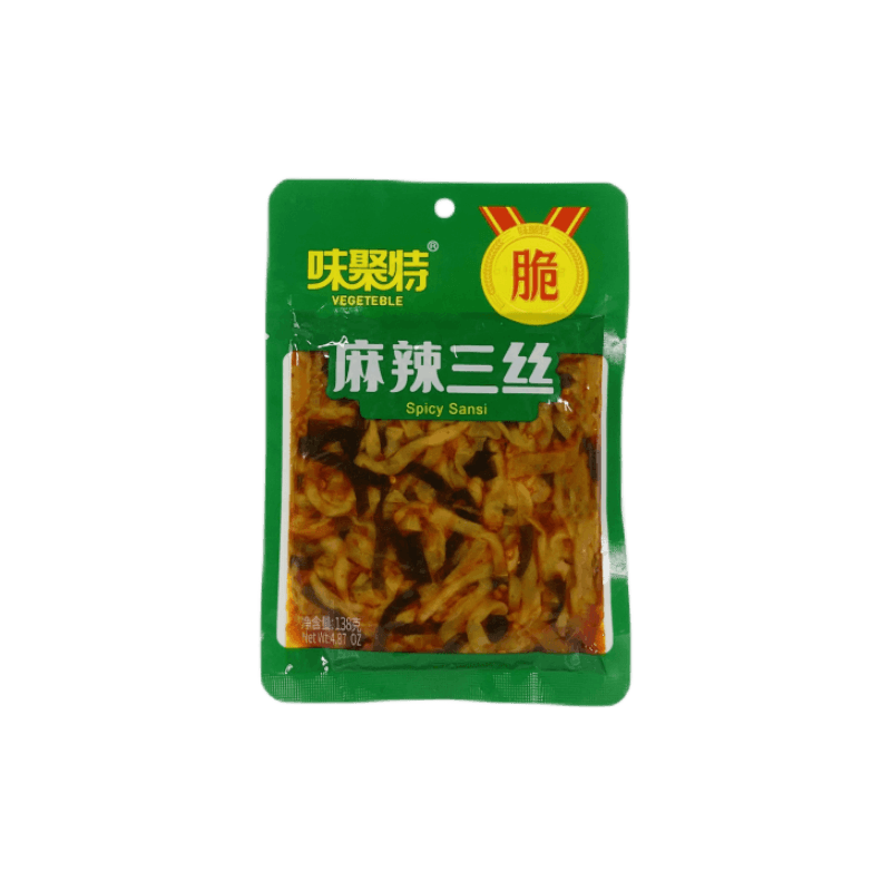 麻辣三丝 腌制混合蔬菜 138g 味聚特 中国