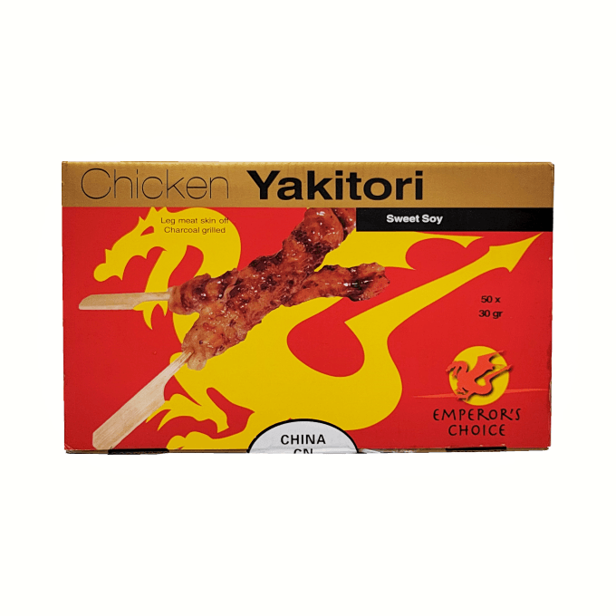 Yakitori Grillat Kycklingspett Med Söt Sojasås Smak Fryst 1,5Kg Top Table