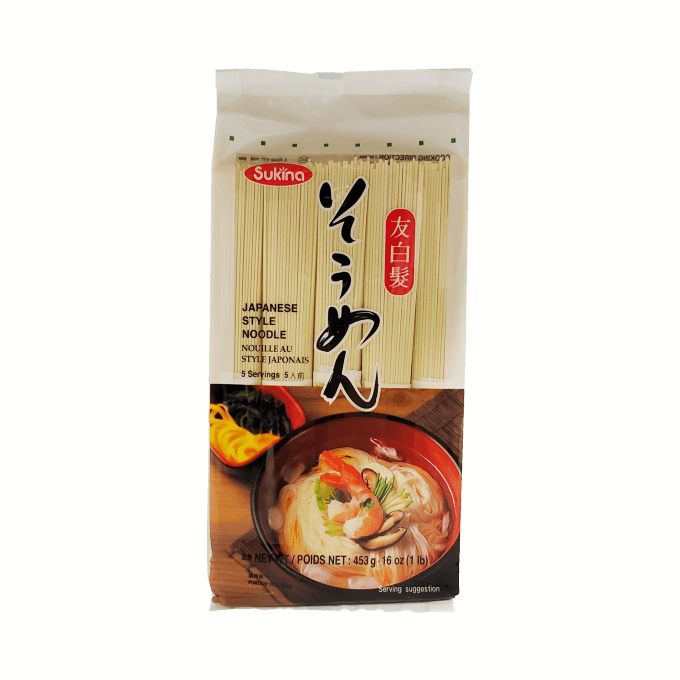 Noodles Tomoshiraga 友白发素面 453g Sukina 韩国