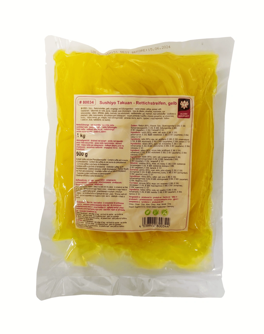 Pickled Radish Sticks Takuan 1kg China