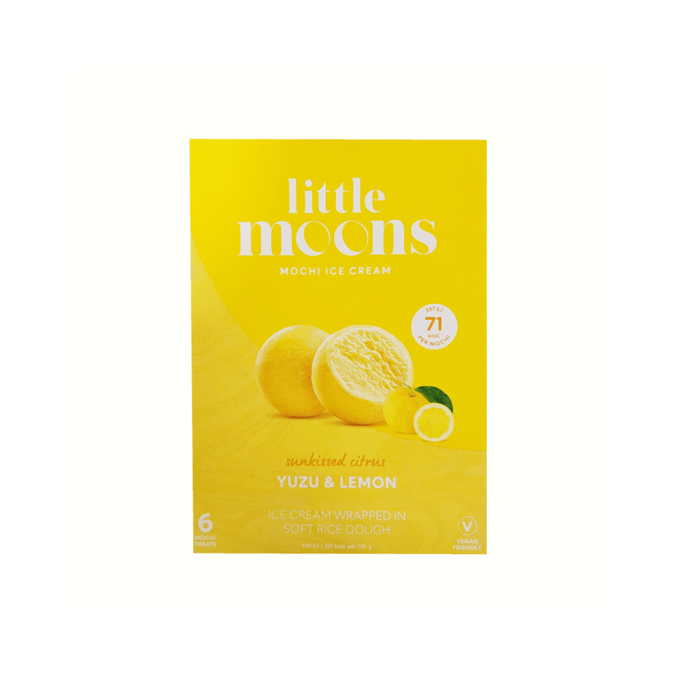 麻糬冰淇淋 柚子/柠檬口味 冷冻 192g Little Moons 英国