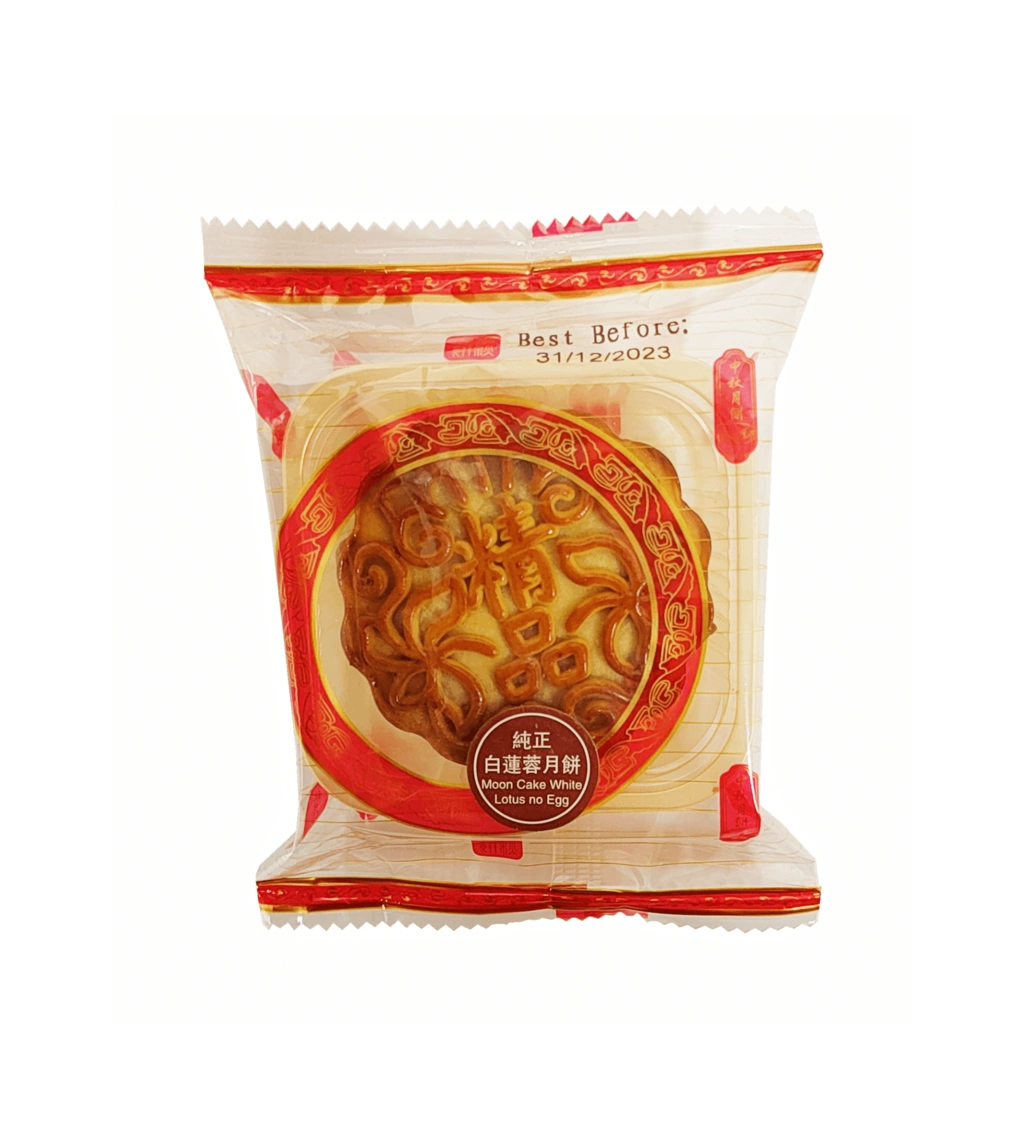 月饼 纯正白莲蓉口味100g 月伴皇庭 中国