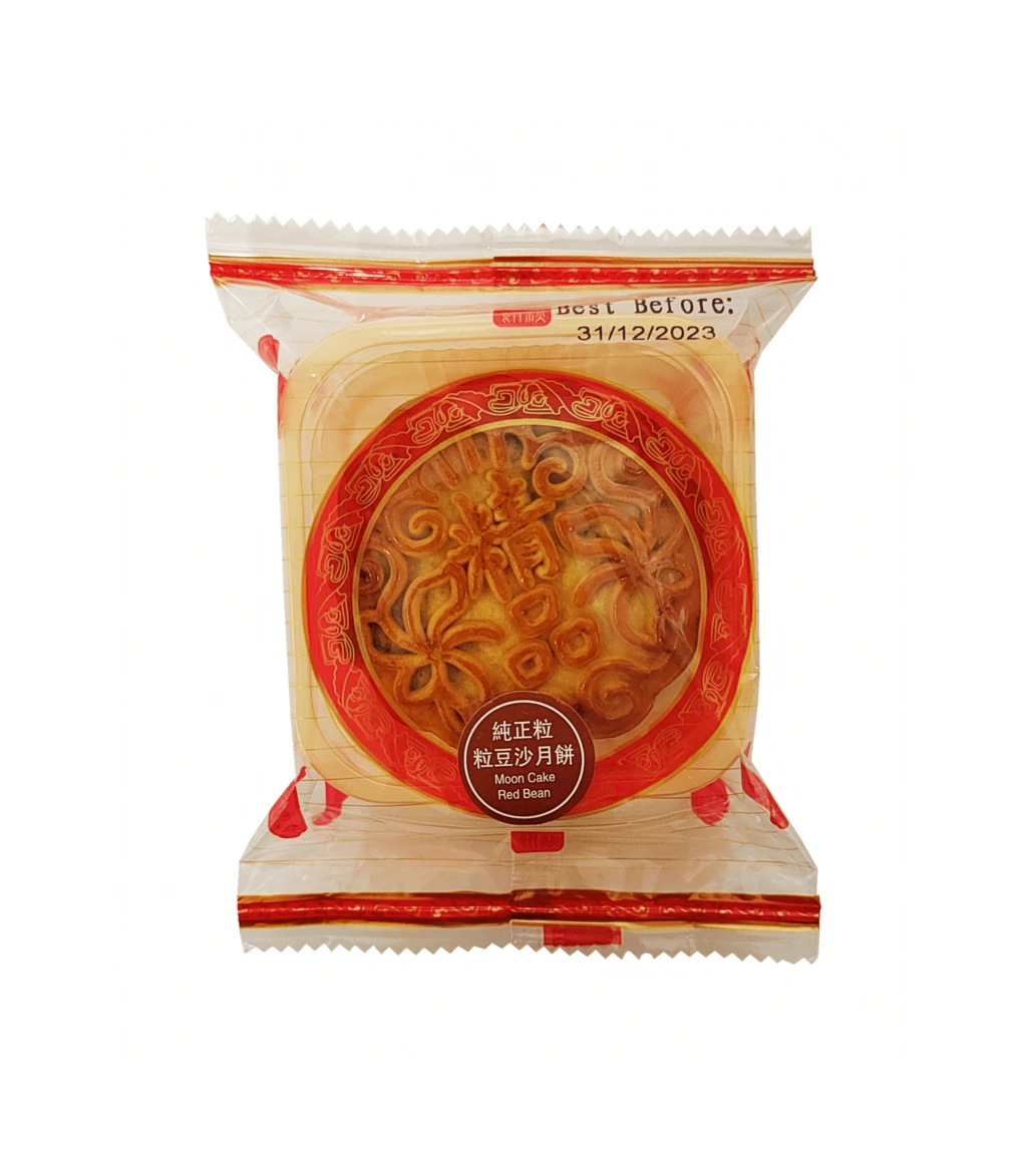 月饼 纯正粒粒豆沙口味100g  月伴皇庭 中国