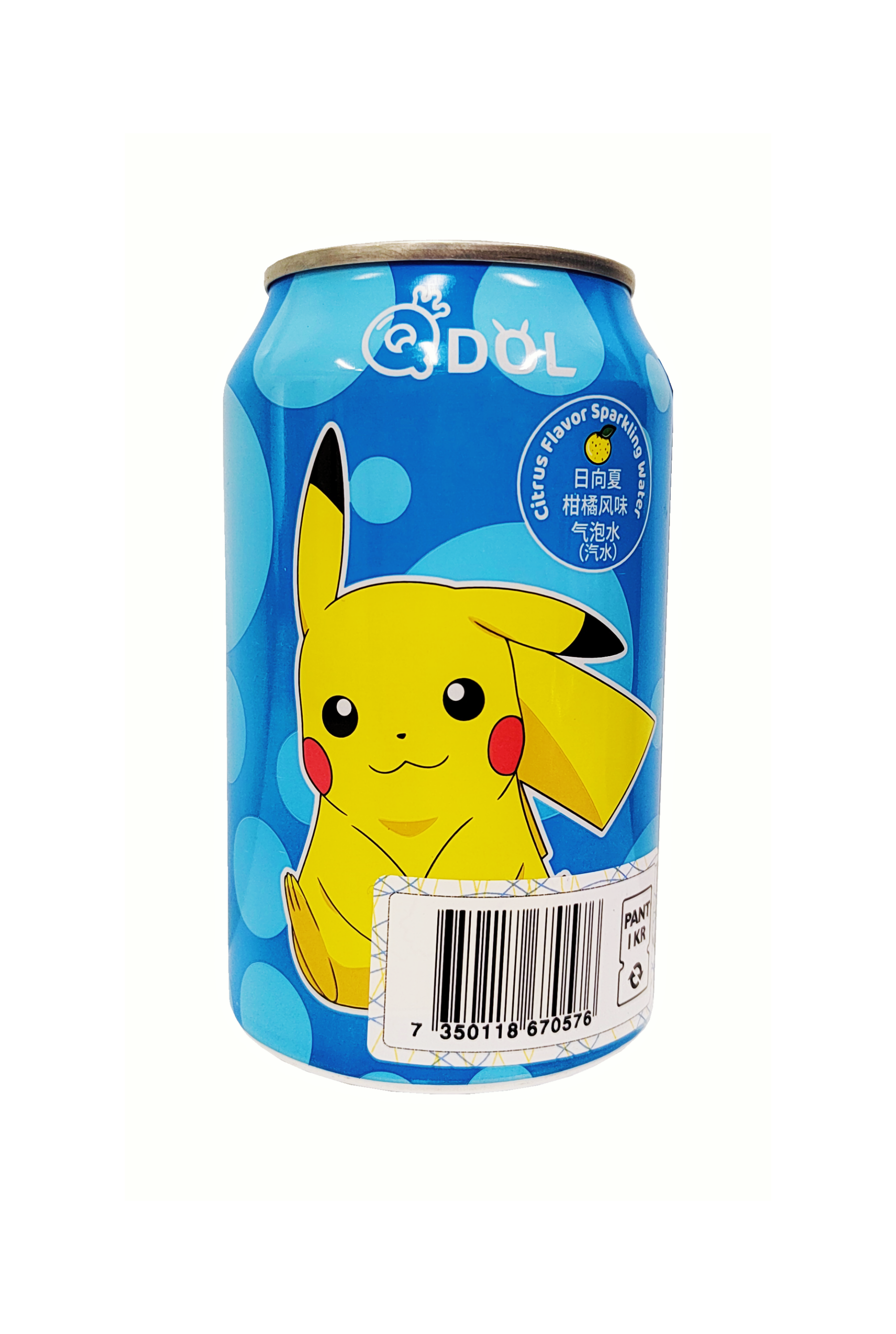 Soda Tangerine Smak 330ml QDOL Pokemon 330ml Kina