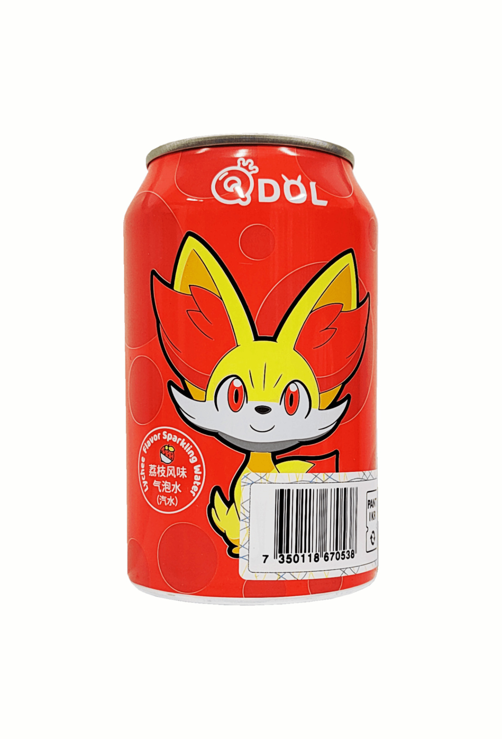 Soda Lychee Flavour 330ml QDOL Pokemon 330ml China