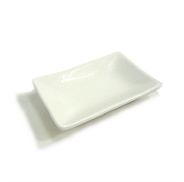 White porcelain soy bowl 9.8cmx6cm