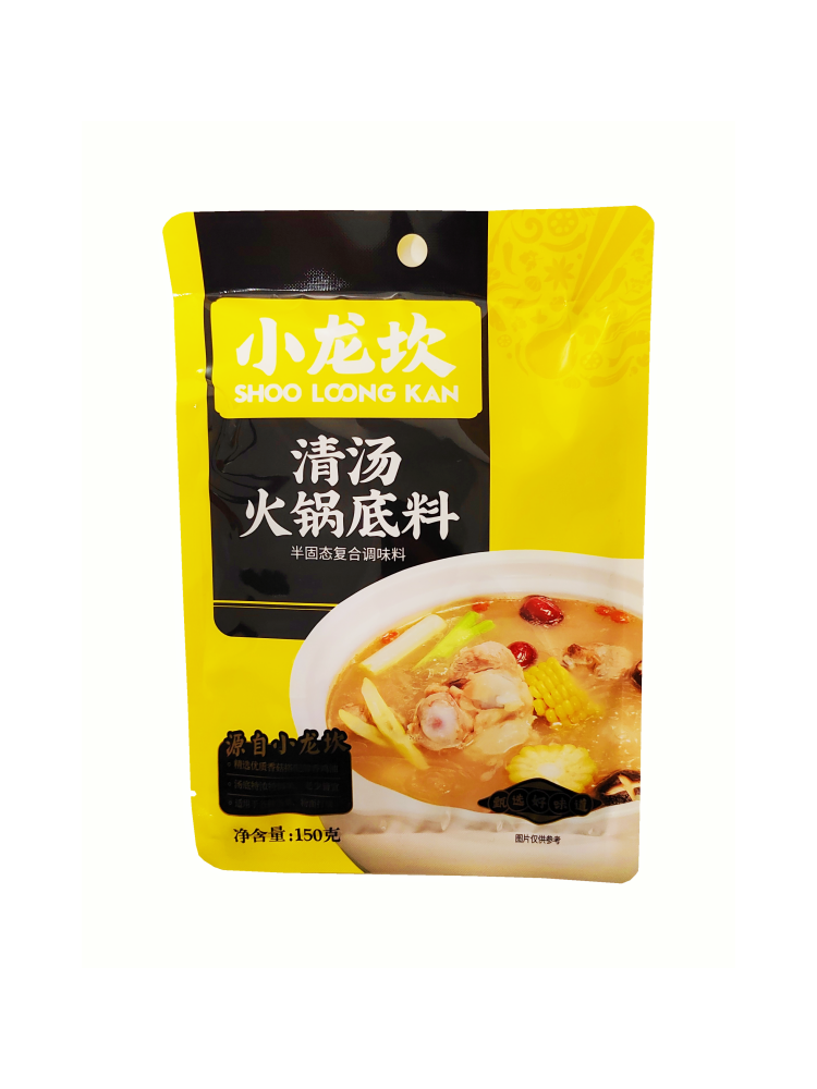 Broth Flavour Hot Pot Seasoning 150g QTHGTL Xiao Long Kan China