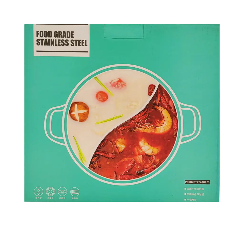 Hotpot Dubbel 28cm Kina