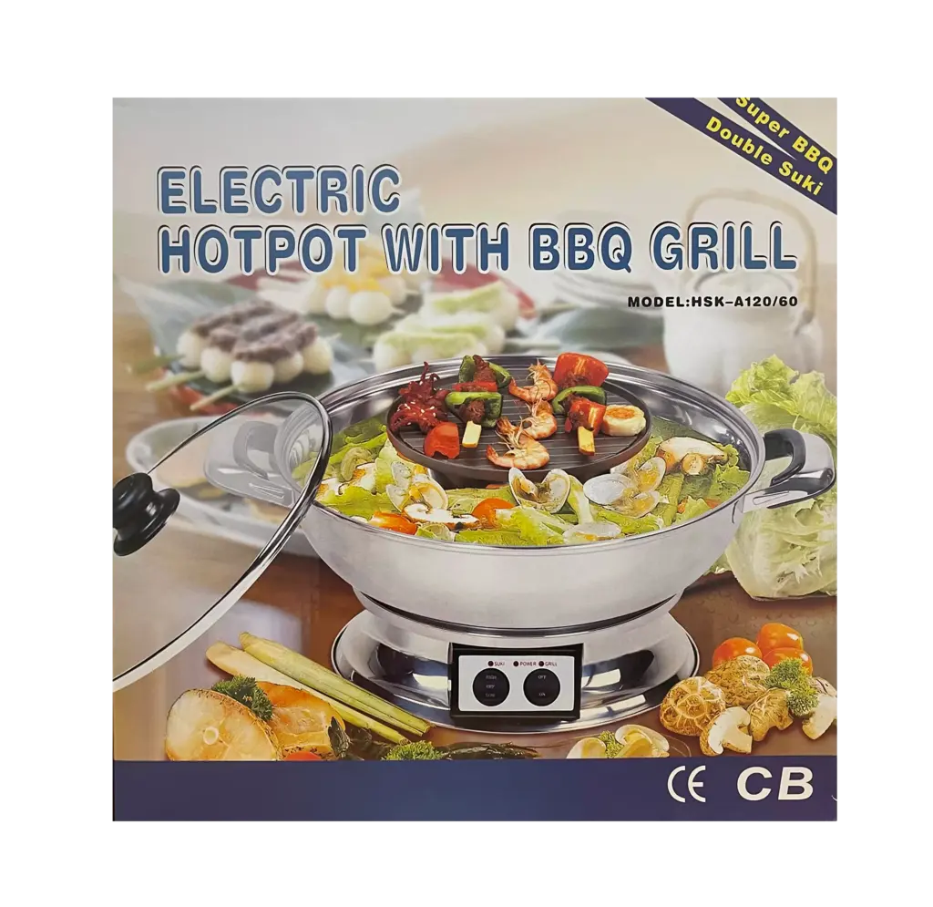 Multi-Cooker Med BBQ Grill KAILO Kina