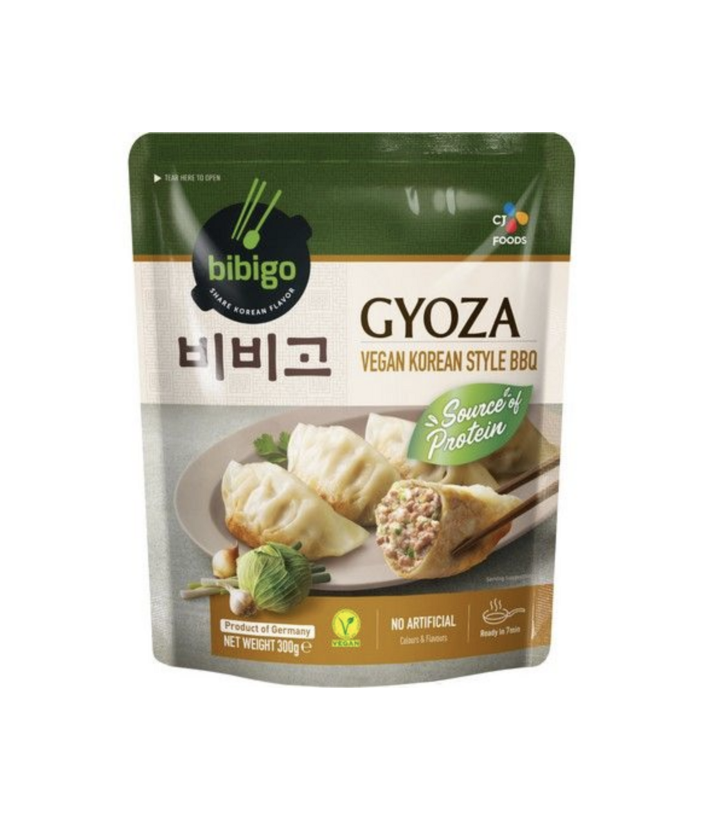 Gyoza Dumpling Vegan Korean BBQ Fryst 300g Bibigo Tyskland