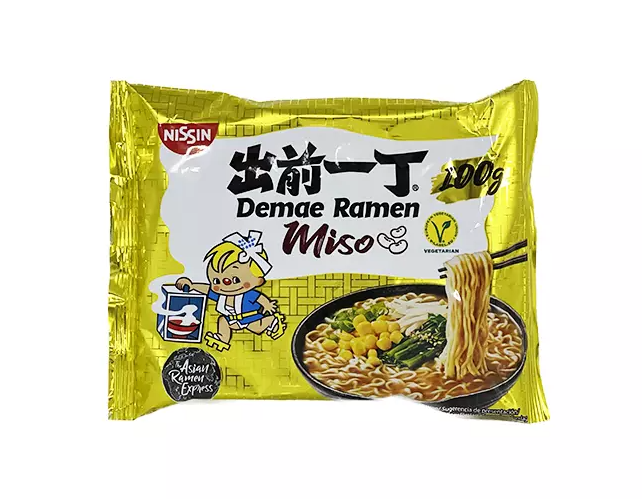 Instant Noodles Miso Flavour 100g Nissin China