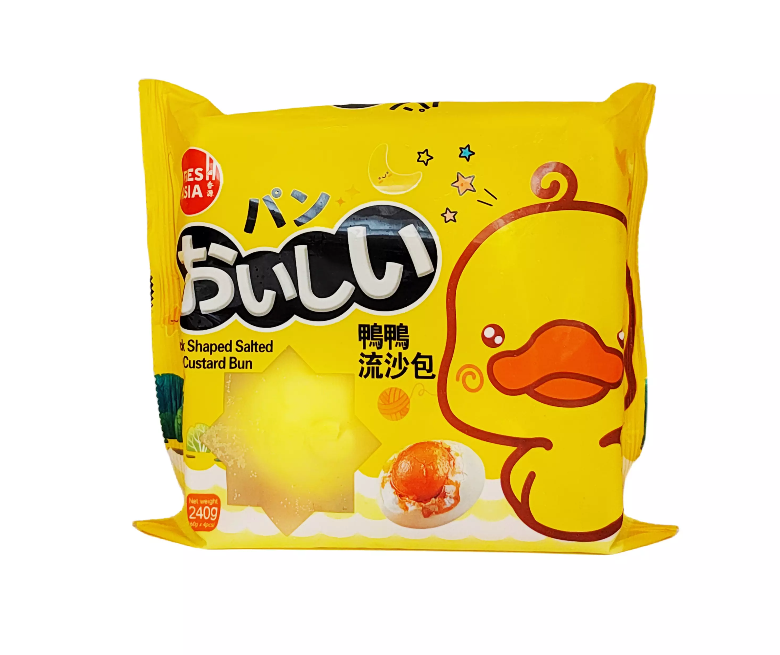 Bun With Salted Egg Custard Duck Shaped Frozen 240g Freshasia China
