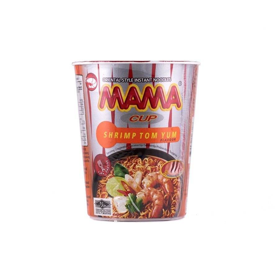 TomYum/冬阴酸辣虾味方便杯面 70g Mama  泰国