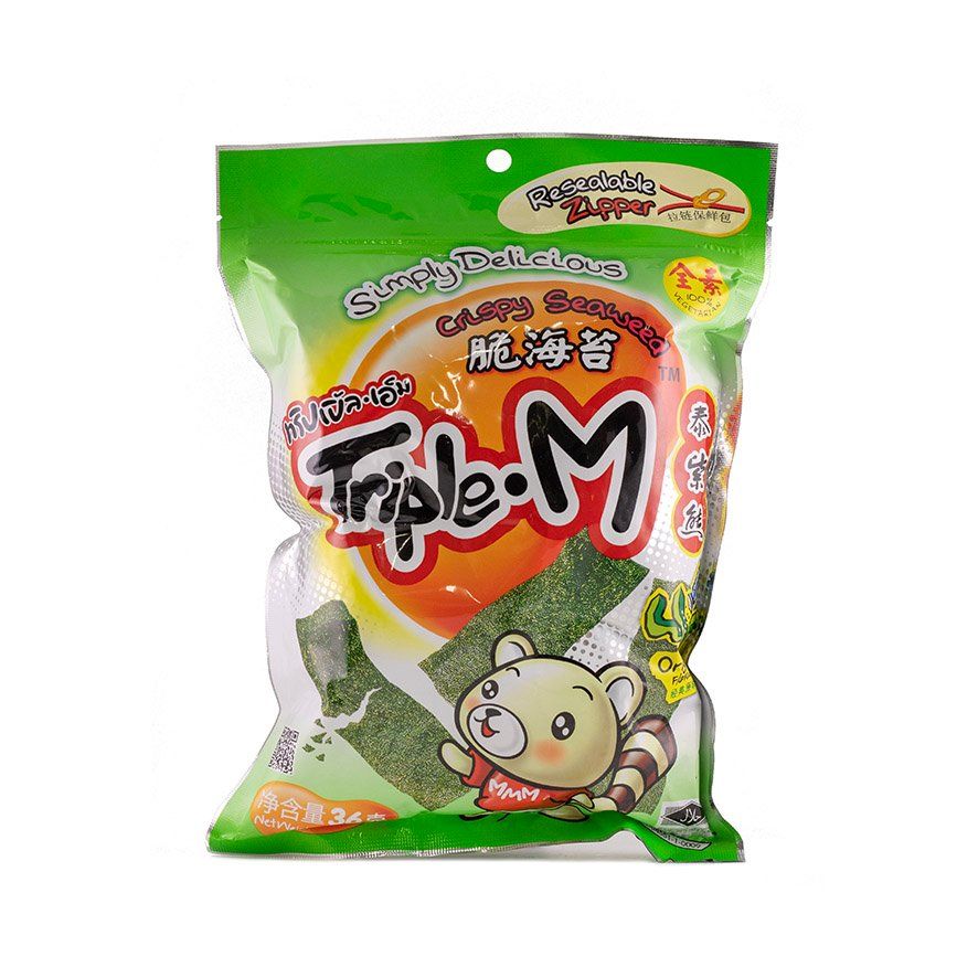 脆海苔 原味 35克 Triple-M 韩国