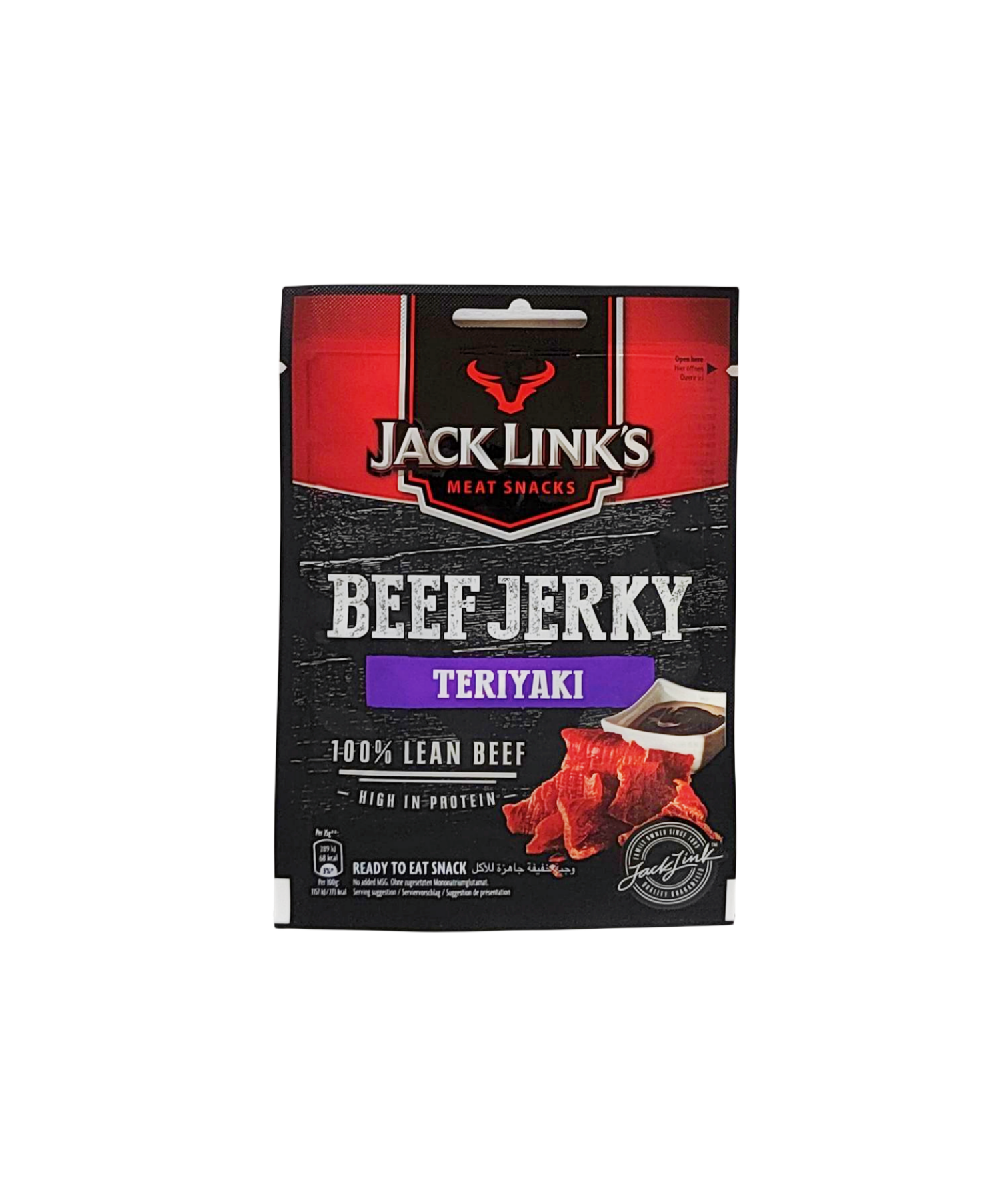 Snacks Beef Jerky Teriyaki 25g Jack Links USA