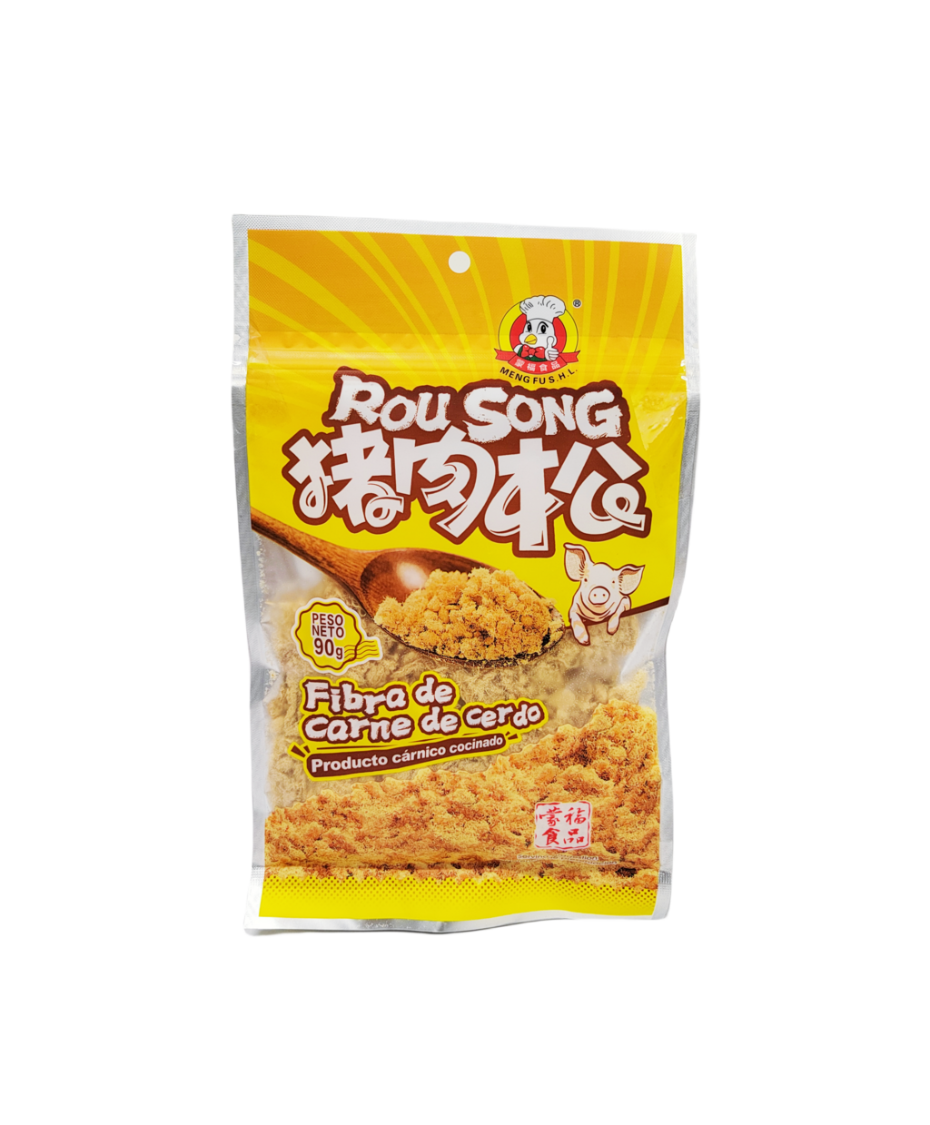 Snacks Flossy Pork 90g Meng Fu Spain