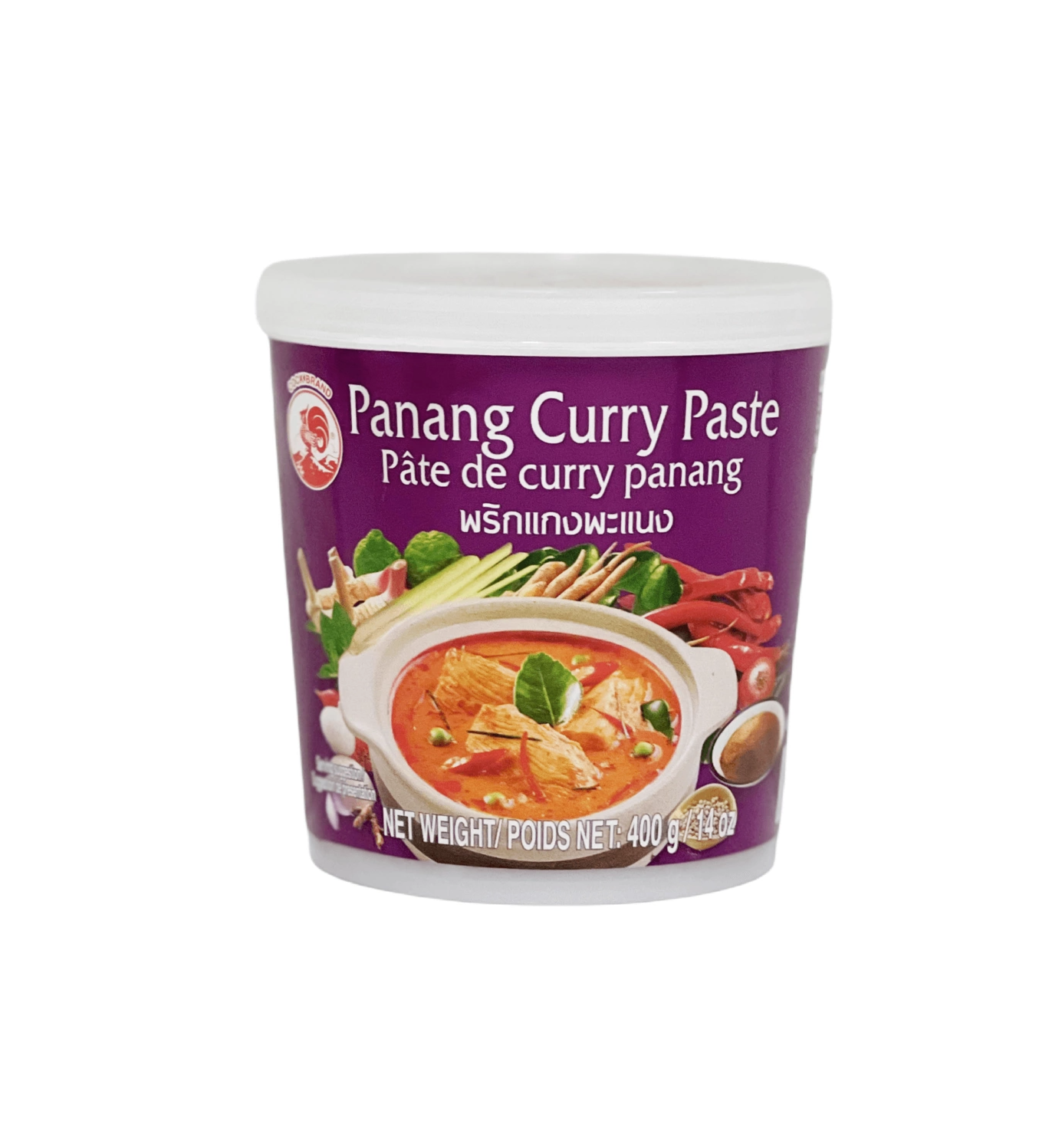 Panang Curry Paste 400g Cock Thailand