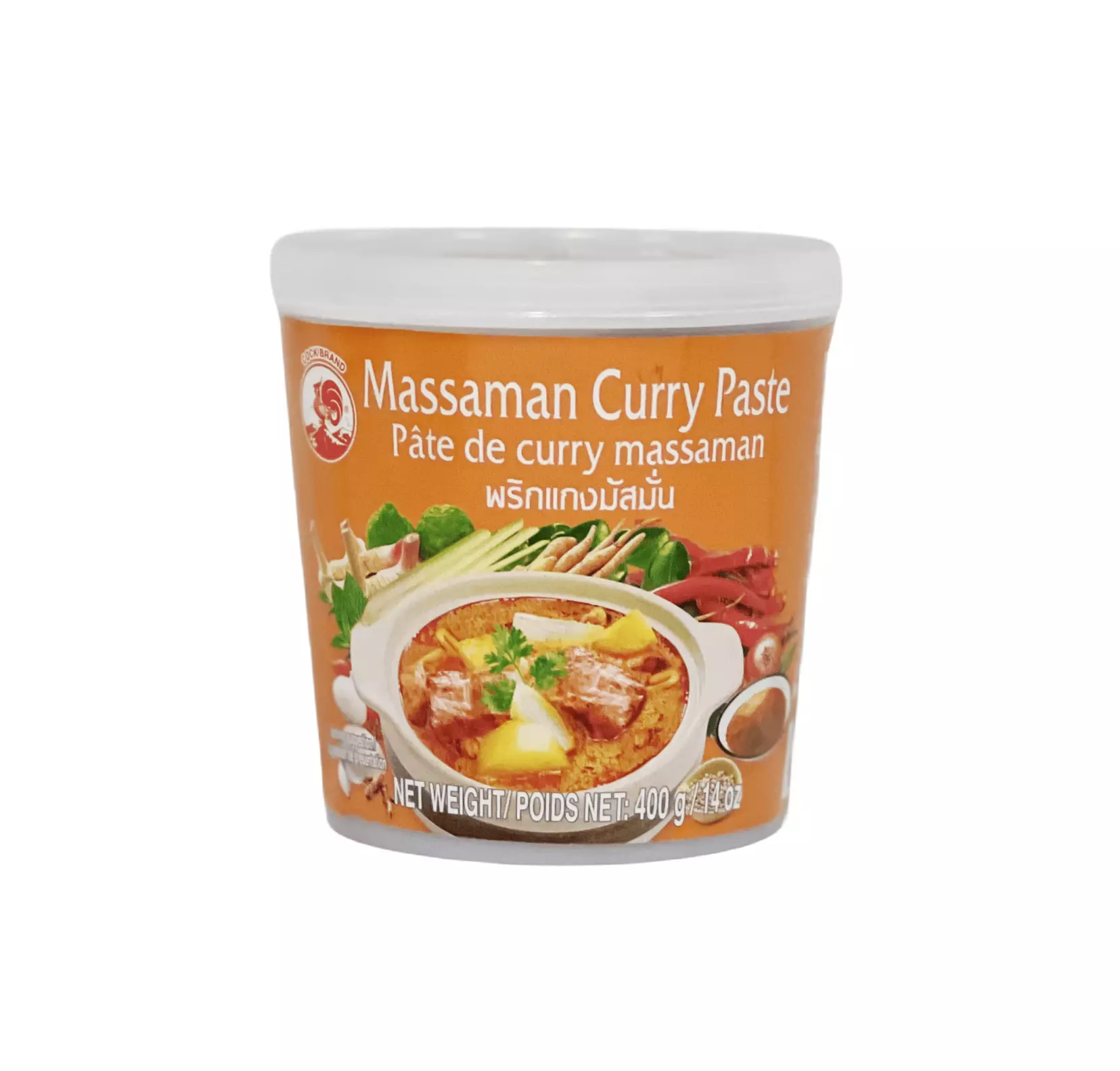 Massaman咖喱膏 400g 公鸡牌 泰国