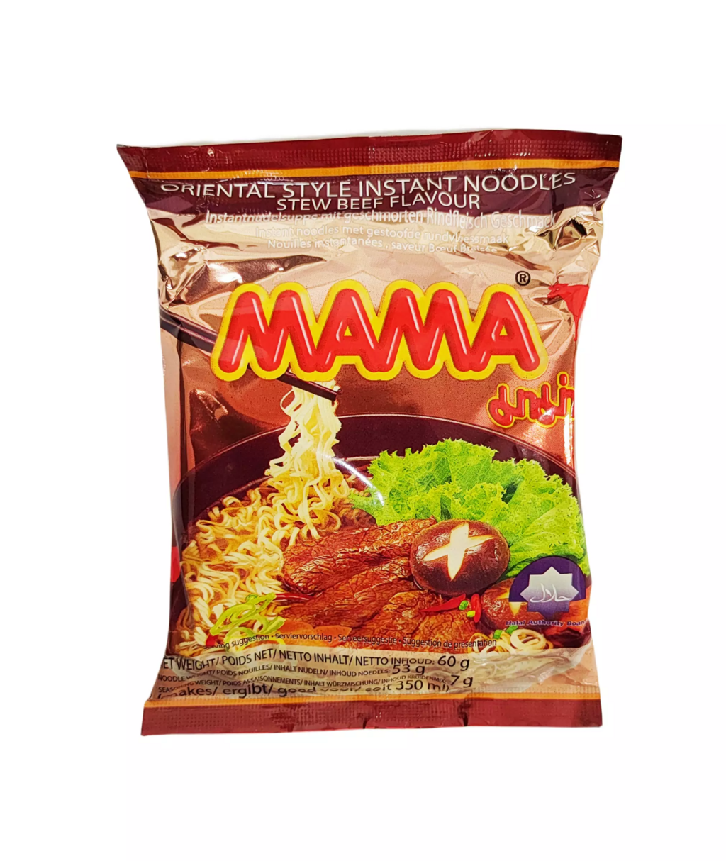 Instant Noodles Stew Beef 60g Mama Thailand