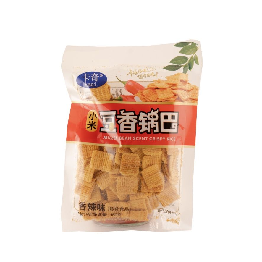 Snacks Crispy Millet Bönedoft Hot 150g Kaqi China