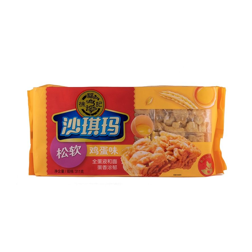 Äggkaka 311g Shaqima Xu Fu Ji Kina