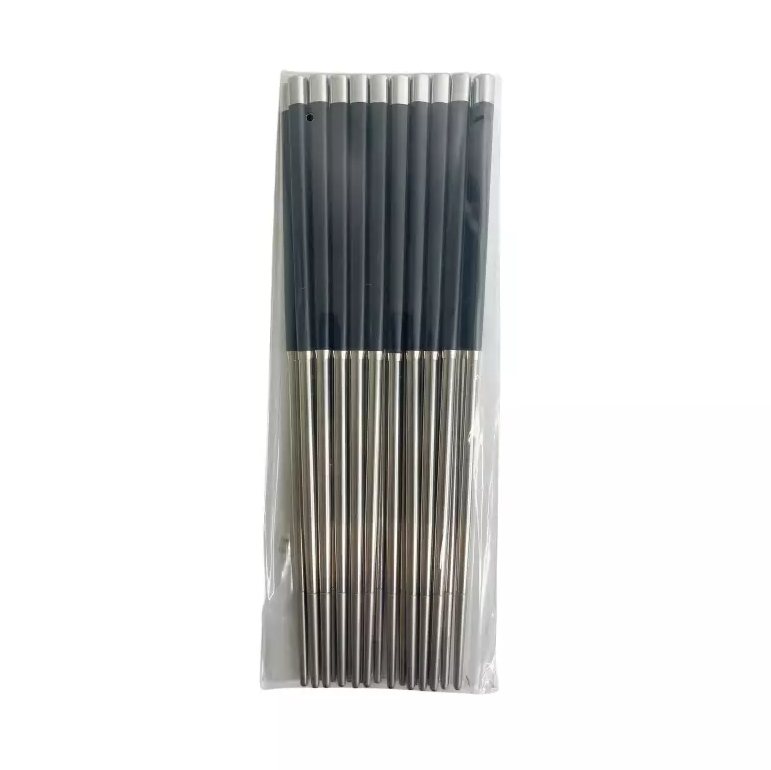 Chopsticks Black/Silver 10 pairs/pt