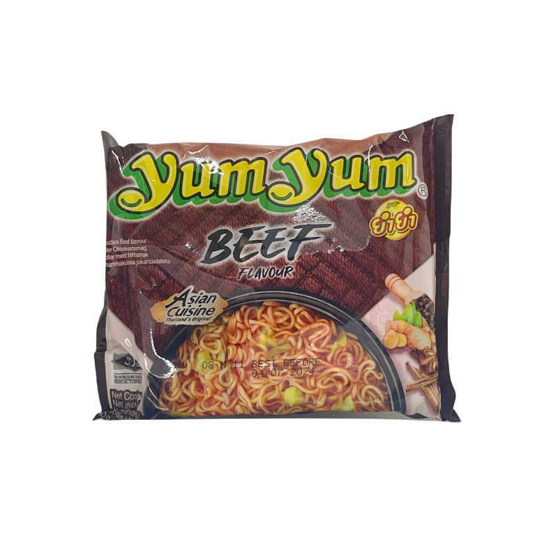 Instant Noodle Beef 60g Yum Yum Thailand