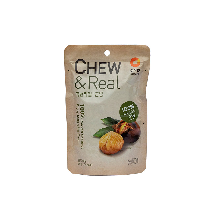 Snack Chestnuts Krispg Chew & Real 80g CJW