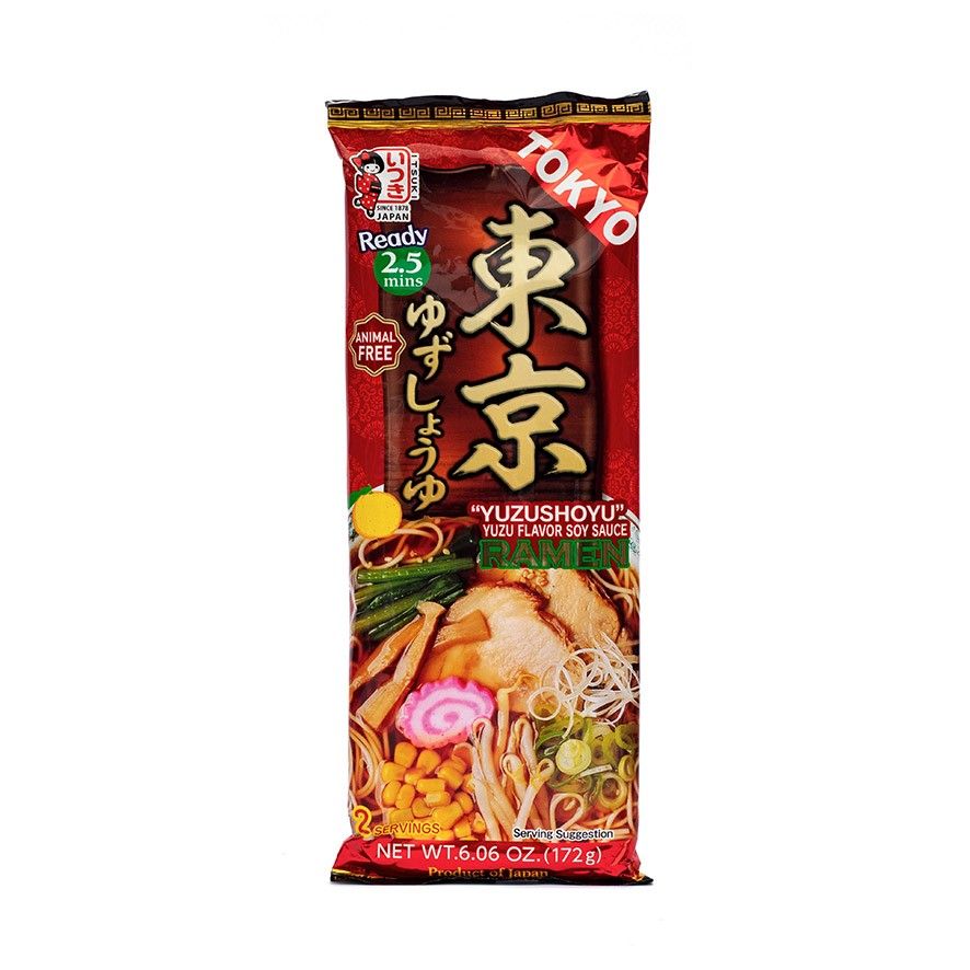 Ramen Nudlar Yuzu Shoyu 172g Tokyo Japan