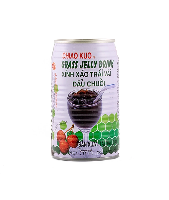 Grass Jelly  With Lychee Drink 320g Chiao Kuo Taiwan