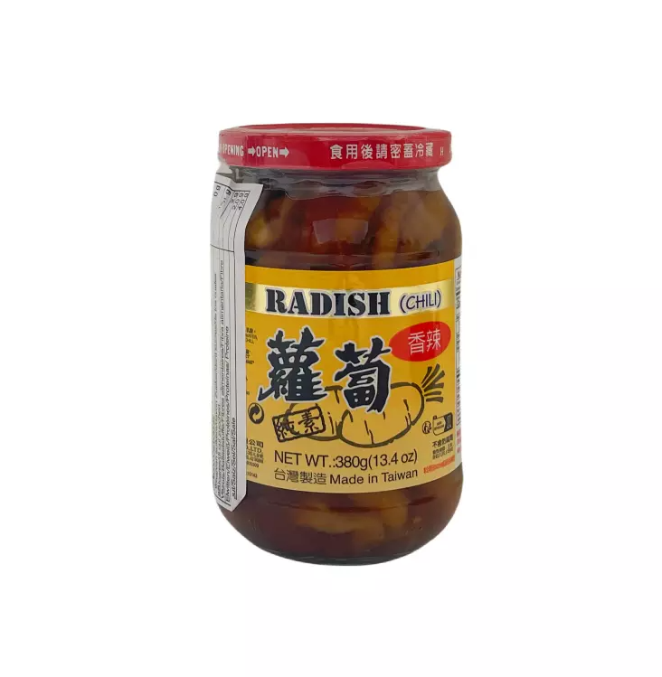 Canned Radish Spicy 380g Master Taiwan