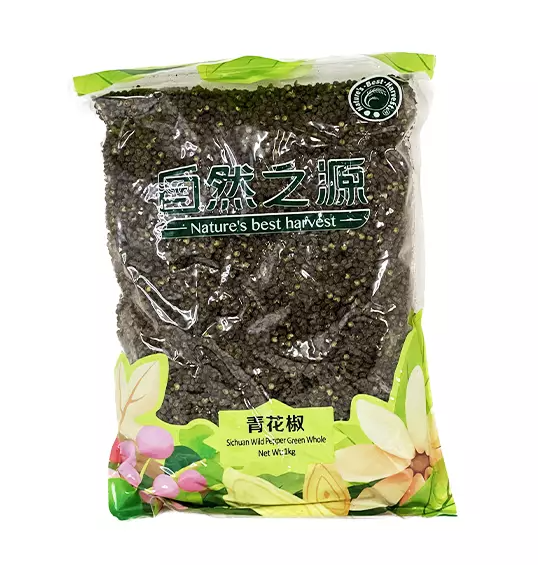 Sichuan Wild Pepper Green Whole 1kg NBH China