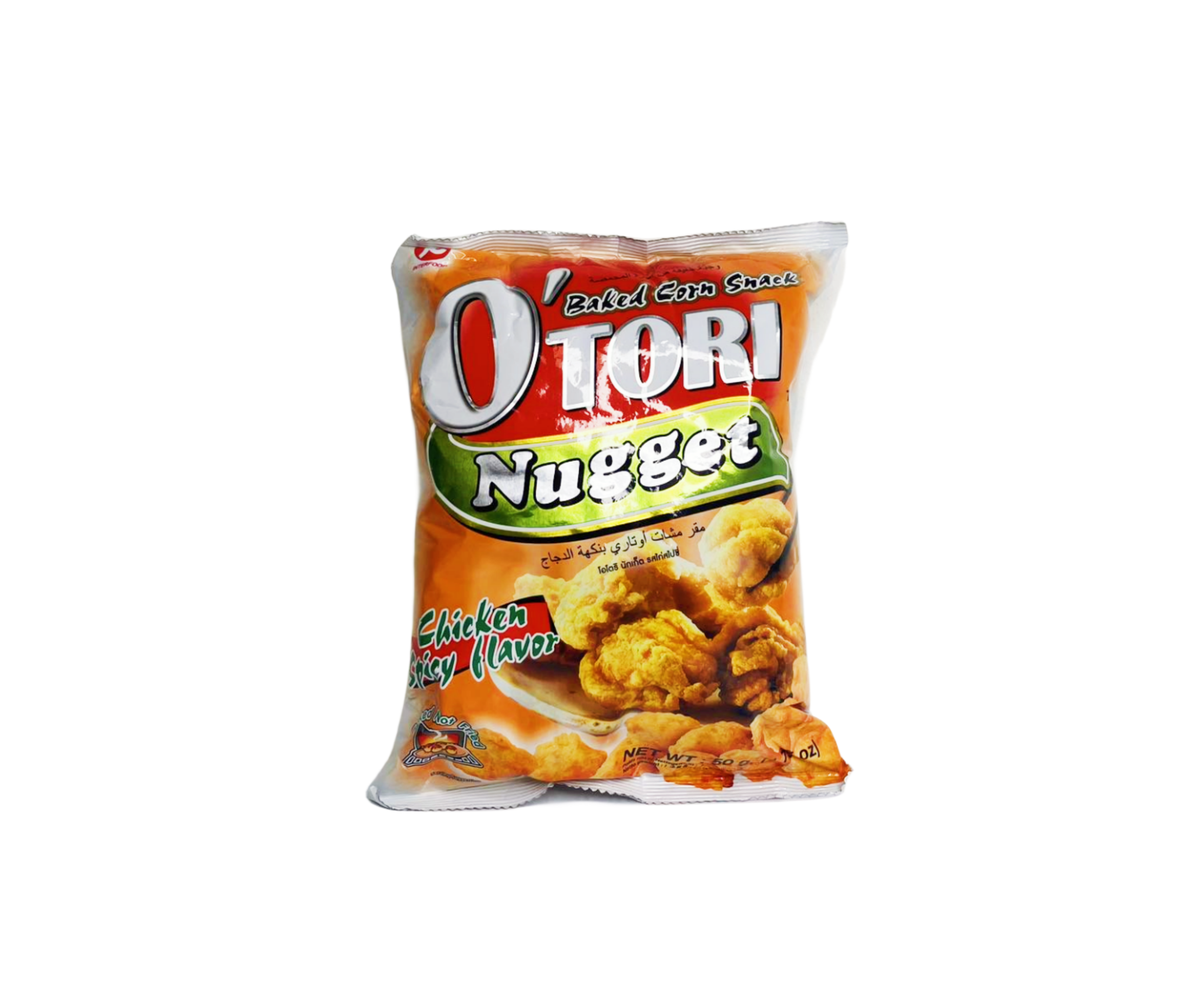 Corn Snacks Nugget Strong Chicken Flavor 50g O'Tori Thailand