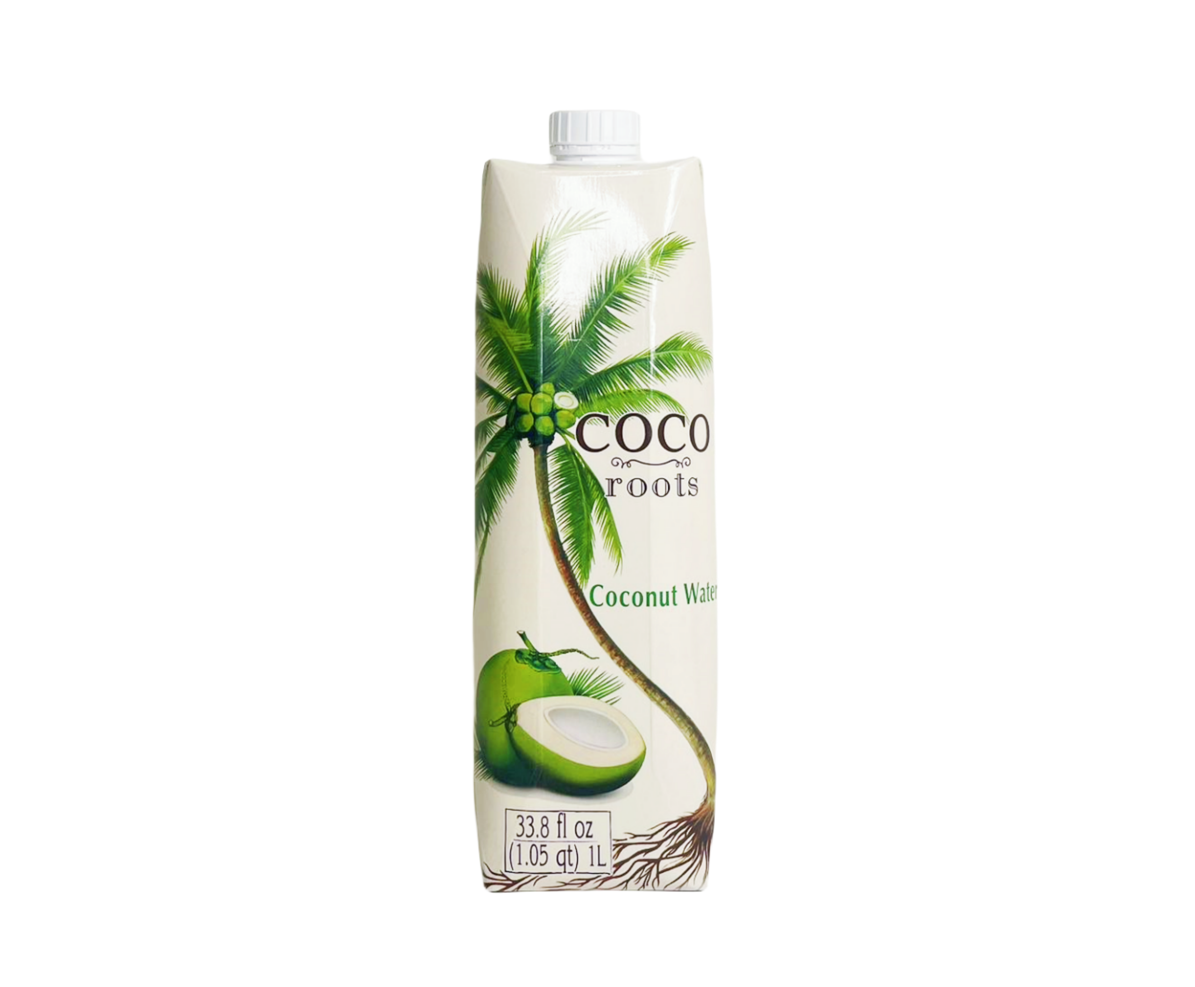 Coconut Water Pure UHT 1Liter Coco Roots Thailand 
