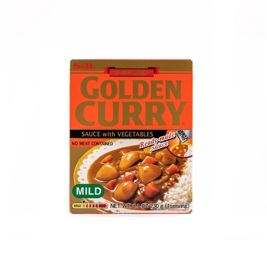 Curry Sauce Vegetables Mild  Golden Curry 230g S&B