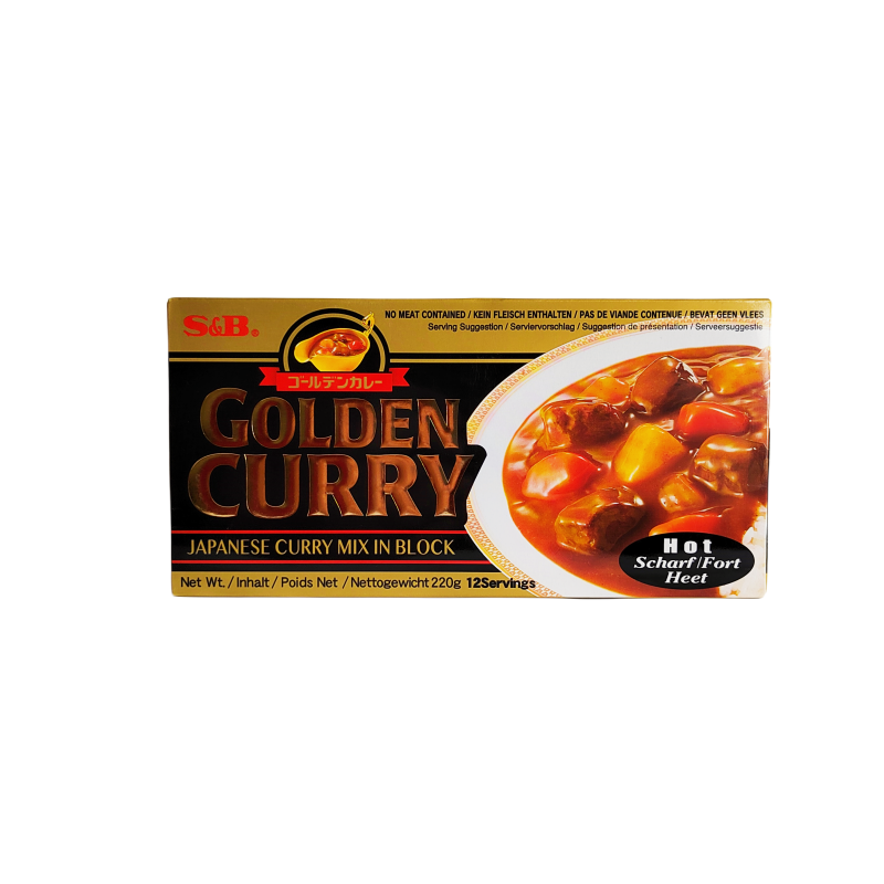 Golden Curry Jumbo Hot 220g S&B Japan