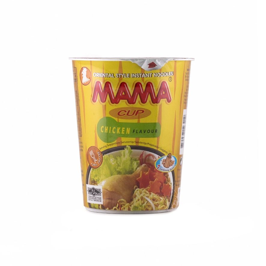Instant Noodles Cup Chicken Flavor 70g Mama Thailand