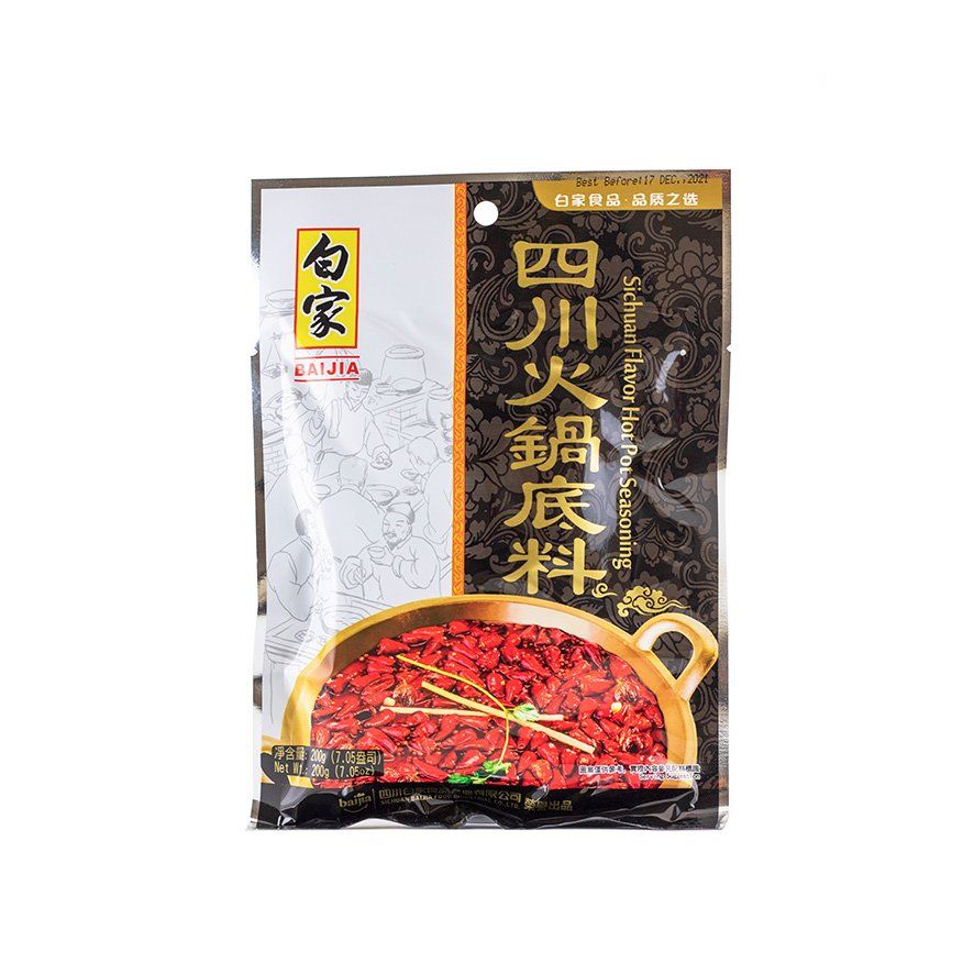 四川火锅底料 200g 白家 中国