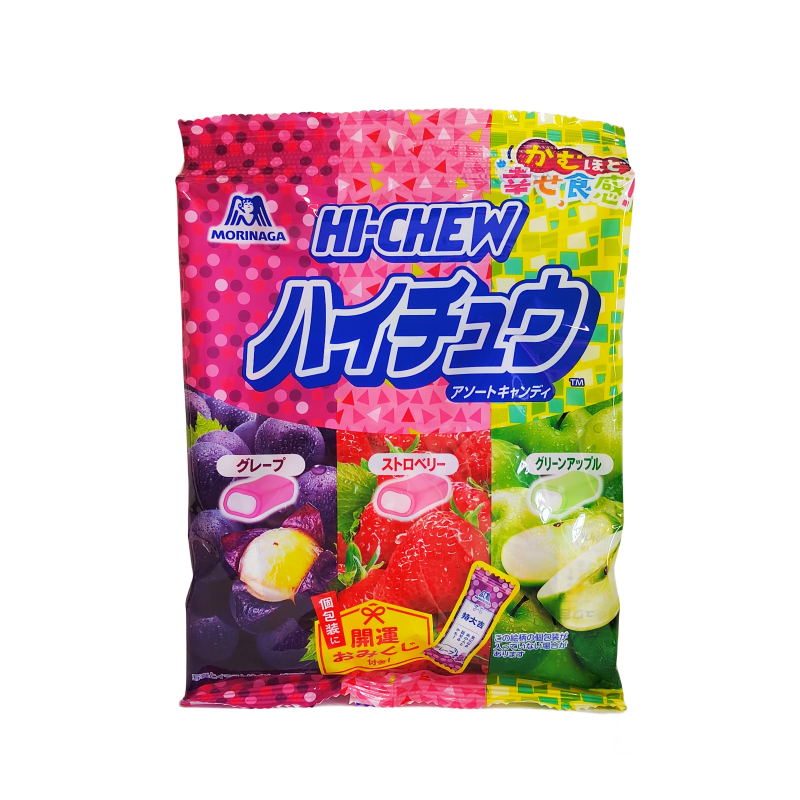 Hi-Chew Candy Mix (Grape/Strawberry/Apple) 86g Morinaga Japan