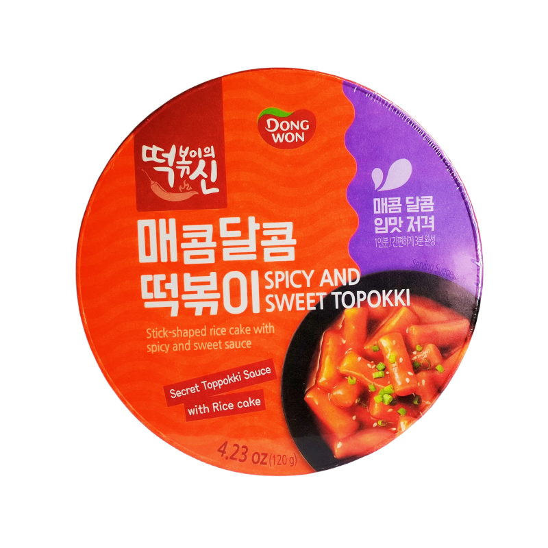 Snabb Riskaka Kopp Söt & Spicy 120g Dongwon Korean