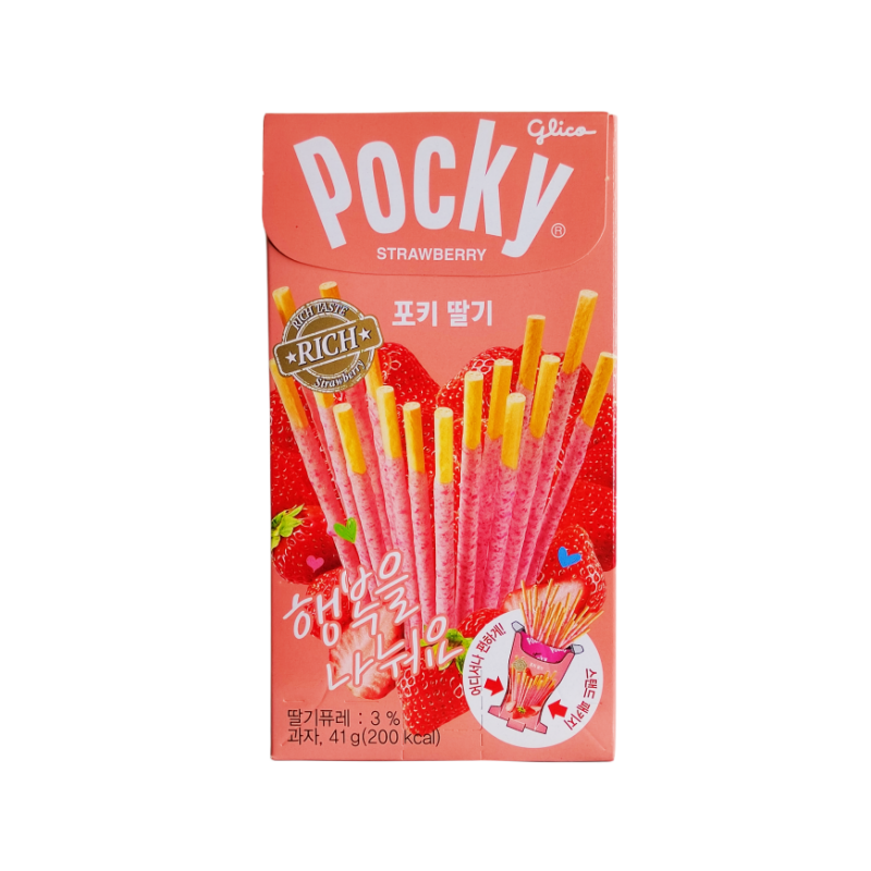 Pocky 草莓味 41g Glico 日本
