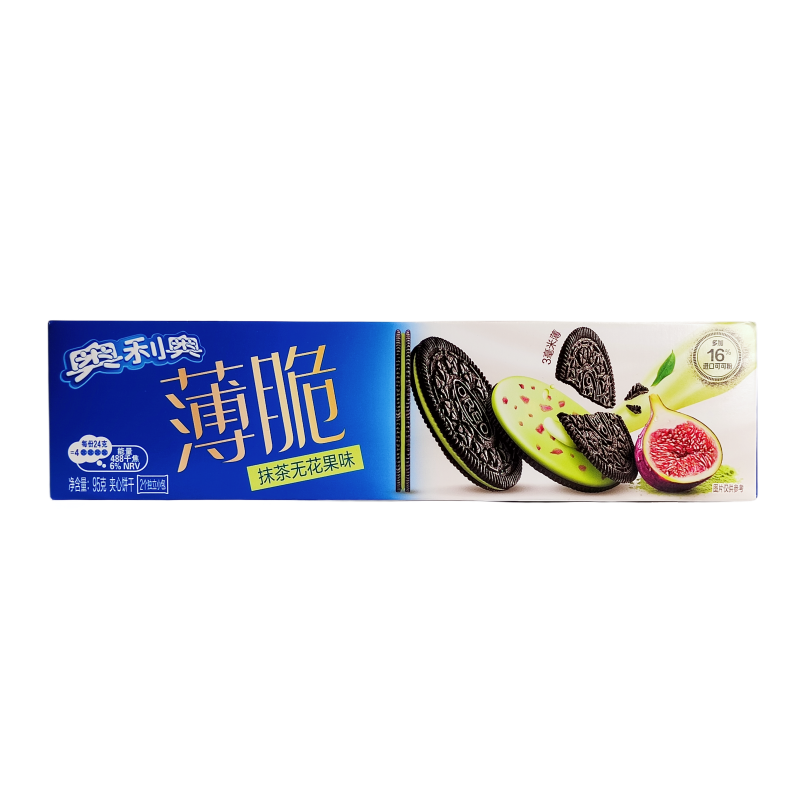 Cookies Sandwich Biscuit Thin Matcha Fig Taste 95g Oreo China
