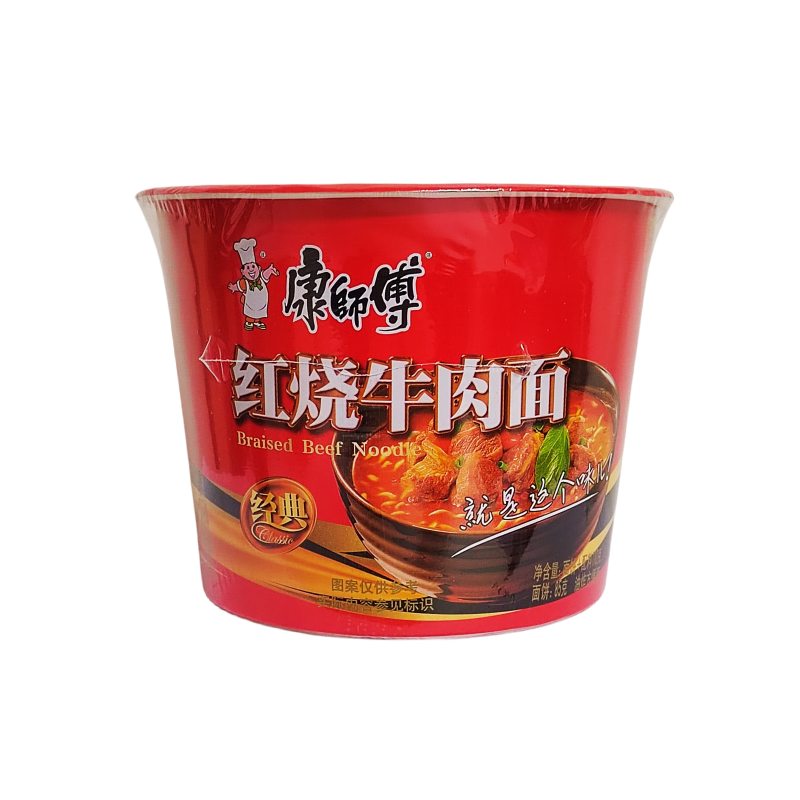 方便面碗装 红烧牛肉风味110g 康师傅 中国