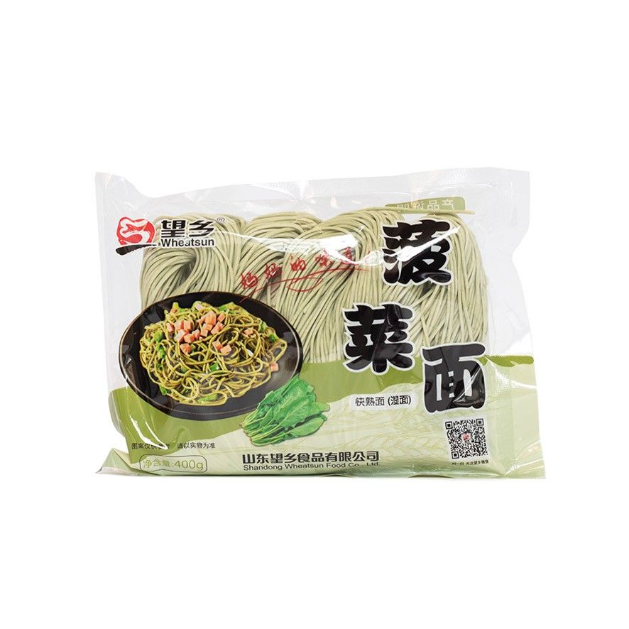 Nudlar Spenat Färsk 400g Wheatsun Kina
